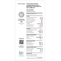 Fisherbrand 9mm PP Short Thread Seal, Blue, Center Hole, Assembled Septum Blue, White | Buy Online | Fisher Scientific